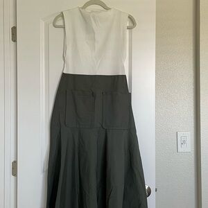 Zara White Ribbed Top